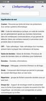 Dictionnaire Informatique capture d'écran 1