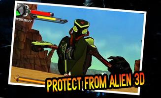 Alien Ben : Protect From Earth 3D screenshot 1