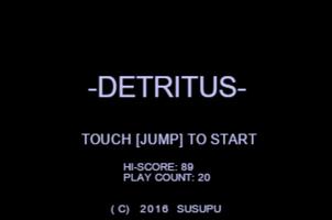 DETRITUS poster