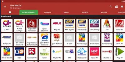 Live Net TV স্ক্রিনশট 1