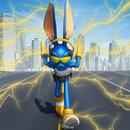 APK Super Rope Hero: Blue Monsters