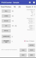 Pitching Counter / Stats Track Plakat