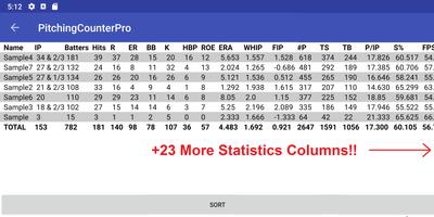 Pitching Counter / Stats Track screenshot 2