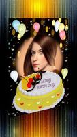 Birthday 2023 Cake Photo Frame الملصق