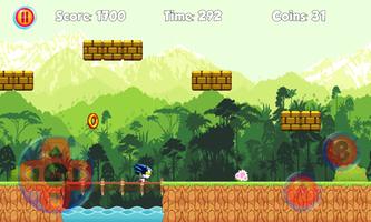 Super Sonic Jungle Run capture d'écran 3