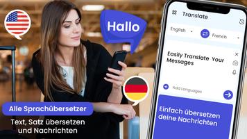 Sprach und kamera übersetzer Plakat