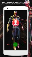 Superhero Caller Screen : full screen caller app imagem de tela 3