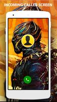 Superhero Caller Screen : full screen caller app Cartaz