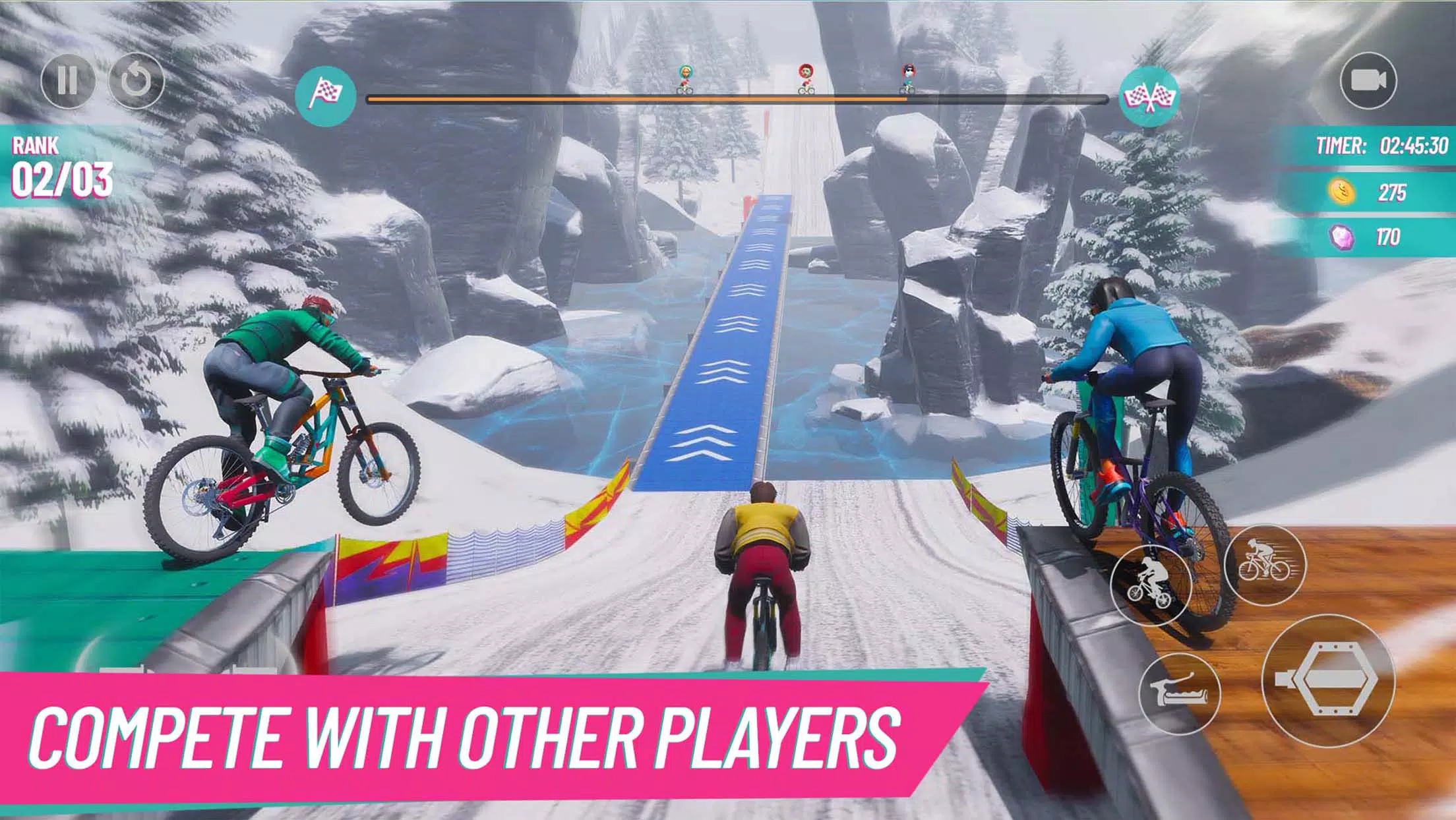 Jogos de bicicleta acrobacias de motocicleta versão móvel andróide