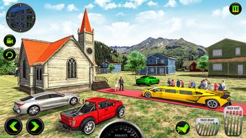 Limousine Taxi Driving Game پوسٹر