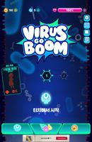 Virus go BOOM - 아이들을위한 귀여운 재미있는 아케이드 바이러스 슈터 게임 포스터