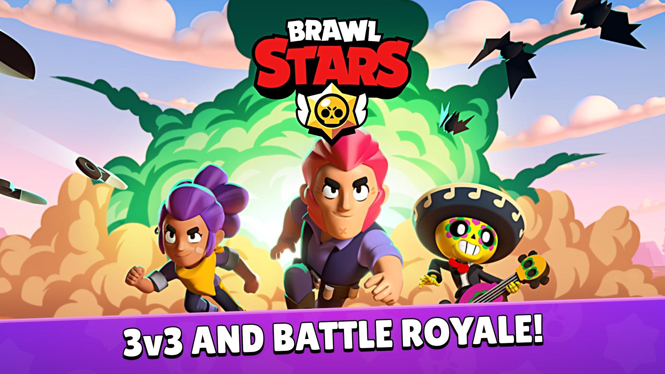 Brawl Stars Apk Download Pick Up Your Hero Characters In 3v3 Smash And Grab Mode Brock Shelly Jessie And Barley