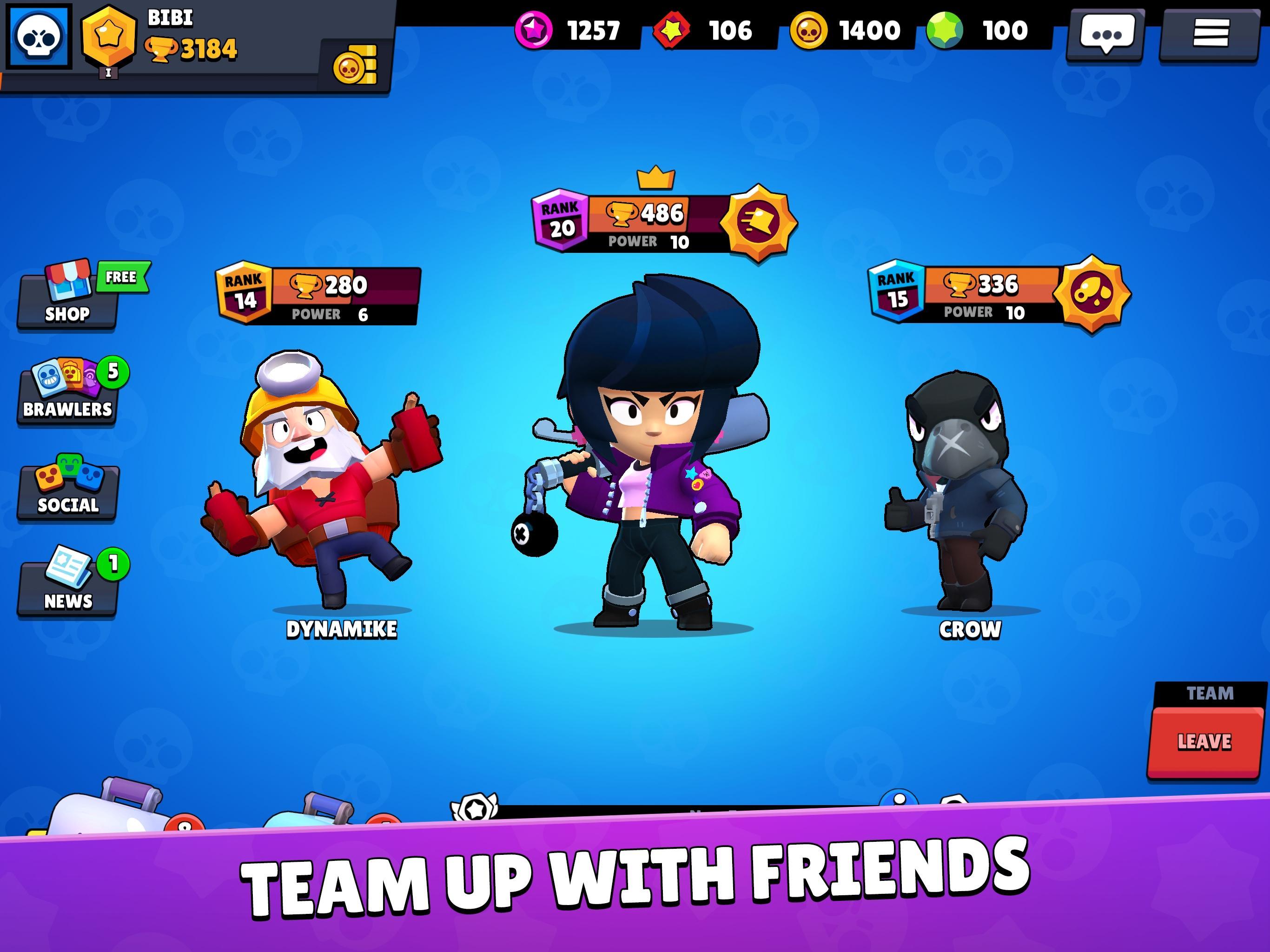 Brawl Stars Apk Download Pick Up Your Hero Characters In 3v3 Smash And Grab Mode Brock Shelly Jessie And Barley