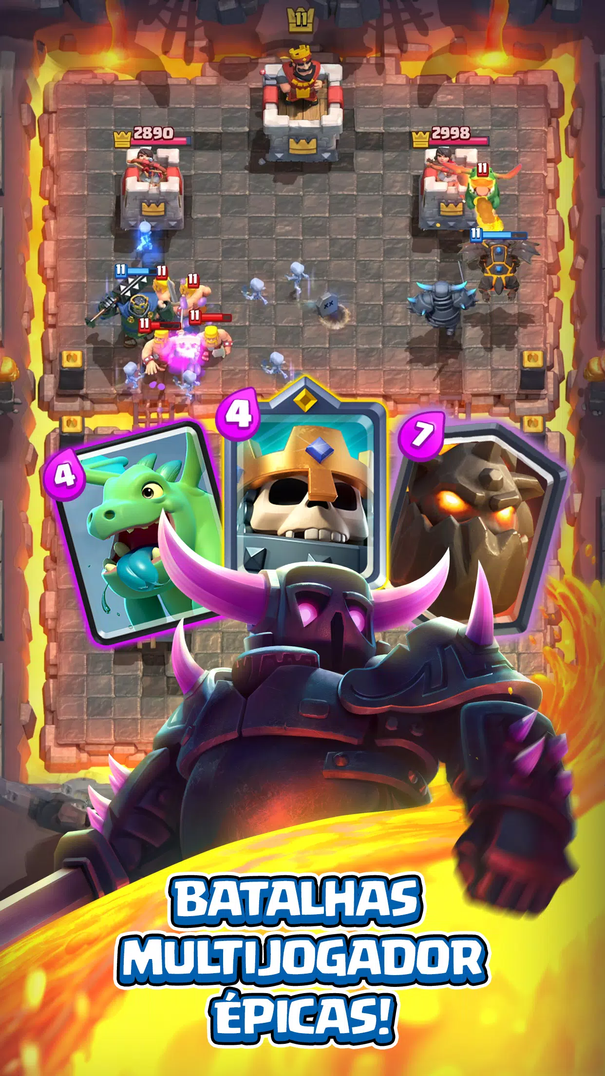 Clash Royale v2.1.8 MOD APK 2018 Desenvolvedor – Gemas e Dinheiro