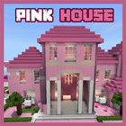 Pink Princess House maps for MCPE Zeichen