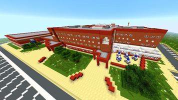 Neighborhood and School Maps for Minecraft PE تصوير الشاشة 1