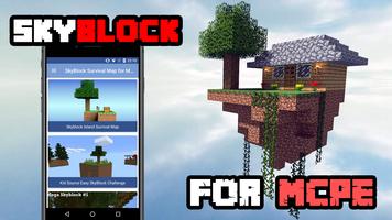 SkyBlocks Maps for MCPE poster