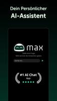 MAX - AI Chatbot Helfer Plakat