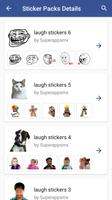 Laugh Stickers for WhatsApp - WAStickerApps اسکرین شاٹ 1