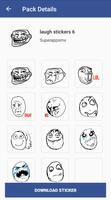 2 Schermata Laugh Stickers for WhatsApp - WAStickerApps