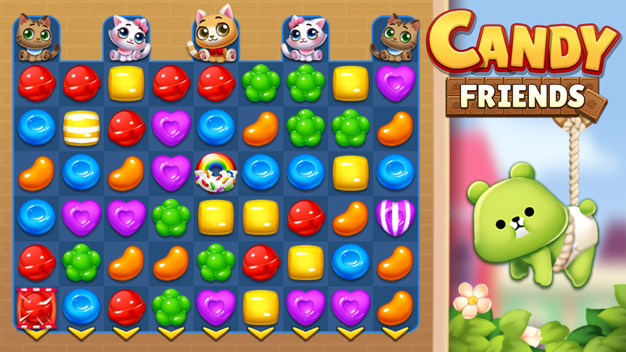 無料で キャンディフレンズ マッチ3パズル アプリの最新版 Apk1 1 4をダウンロードー Android用 キャンディフレンズ マッチ3パズル Apk の最新バージョンをダウンロード Apkfab Com Jp