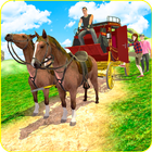 Offroad Horse Cart Taxi Driving Simulator 2019 icon