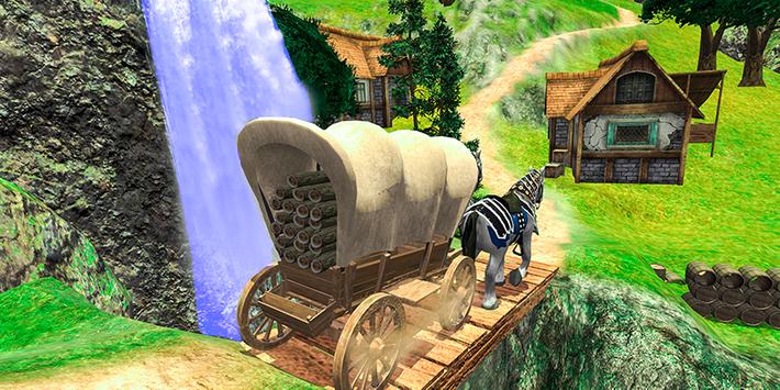 Offroad Horse Cart Taxi Driving Simulator 2019 poster