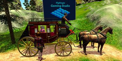 Offroad Horse Cart Taxi Driving Simulator 2019 スクリーンショット 3