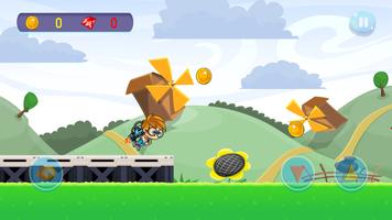Shoot And Run - Action Game Fly Jump Collect Coin syot layar 1