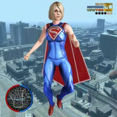 Скачать Amazin Super Girl Rope Hero -Girl strange war hero APK