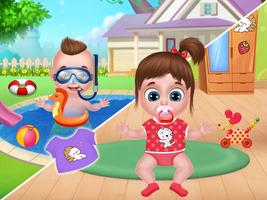 Twins babysitter daycare games स्क्रीनशॉट 1