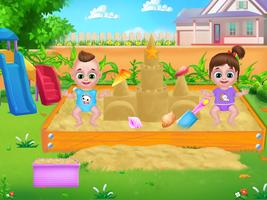 Twins babysitter daycare games Ekran Görüntüsü 2