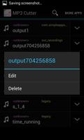 MP3 Cutter capture d'écran 1