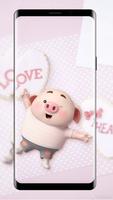 Cute Pig Wallpaper syot layar 1