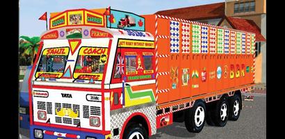 Mod Bussid Tata Truck capture d'écran 2