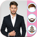 الرجل: تصفيفة الشعر واللحية والنظارات والمكياج APK