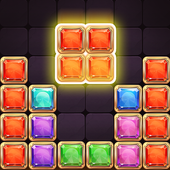 كتلة اللغز جواهر الأسطور  - Jewels Block Puzzle أيقونة