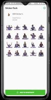 Official Stickers by KKR - WA Stickers App poster