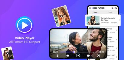 Video Player - Full HD Format Affiche