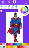 Captain Superhero Coloring Book screenshot 2