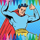 Strong Superhero Coloring Book icône