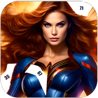 Super hero Adult Sexy Coloring simgesi