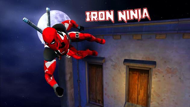 Superhero Ninja Battle: Streets Fighting Robot screenshot 10