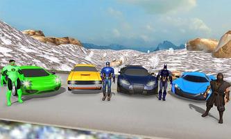 Superheroes Tricky Car Stunt Simulator 2018 capture d'écran 3