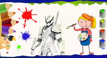 Ultraman Zero - Coloring Book ảnh chụp màn hình 2