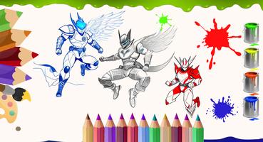 Ultraman Zero - Coloring Book ảnh chụp màn hình 3