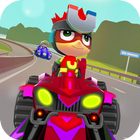 Superhero Car Racing: Toon Robot Car Transform icon