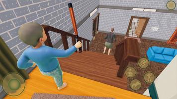 Granny Sim Game captura de pantalla 1