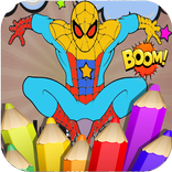 Superhero Coloring Book