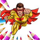 Livre de coloriage super-héros man APK